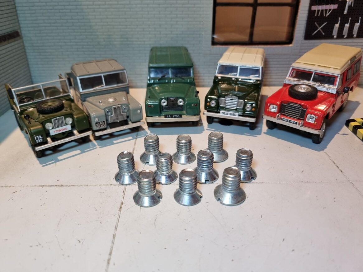 Land Rover Series 1, 2, 2a, 3 & Early Defender Brake Drum Set Screws 1510