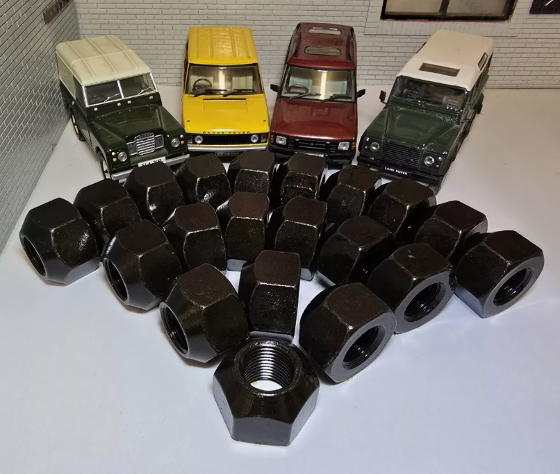 Land Rover Steel Wheel Nuts 27mm M16