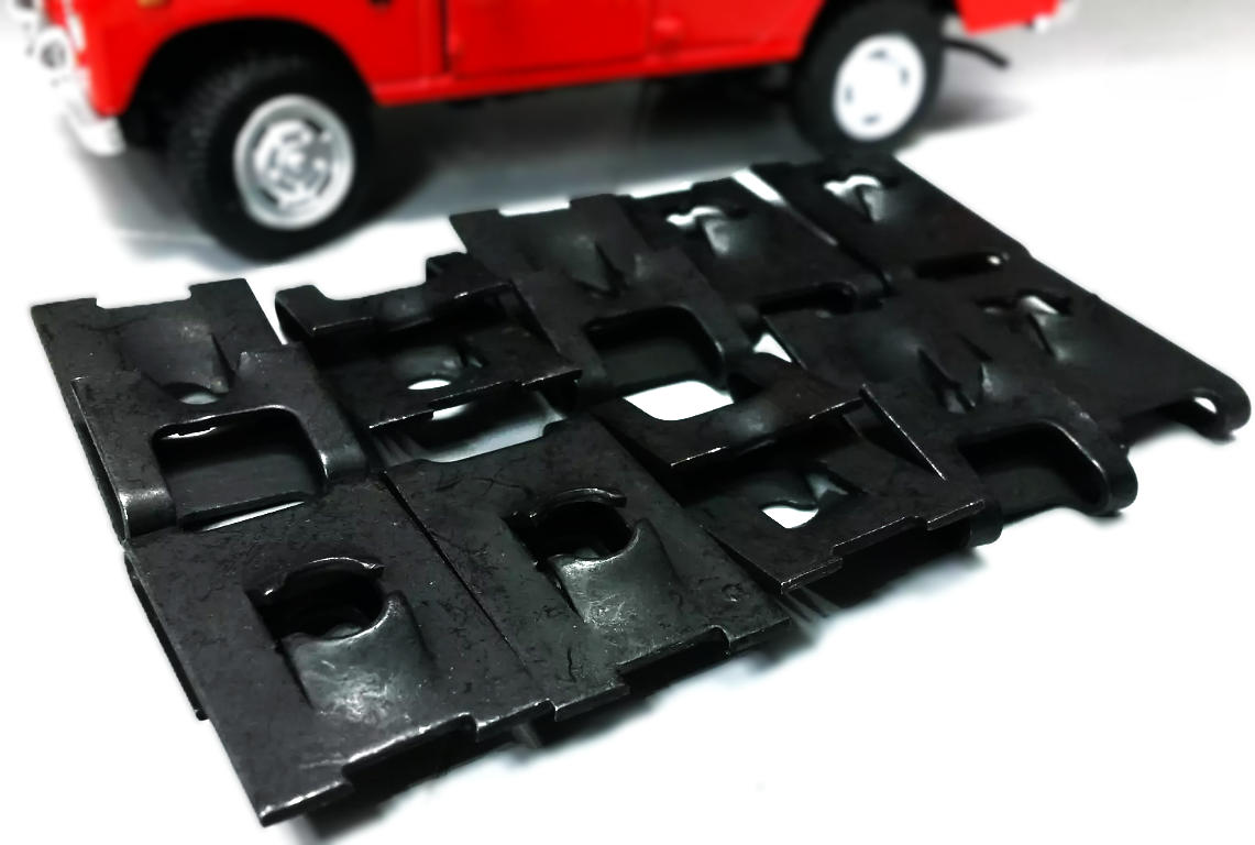 Land Rover Series 2 2a 3 302532 Floor Panel Metal Spire Speed Nut J Clip x10