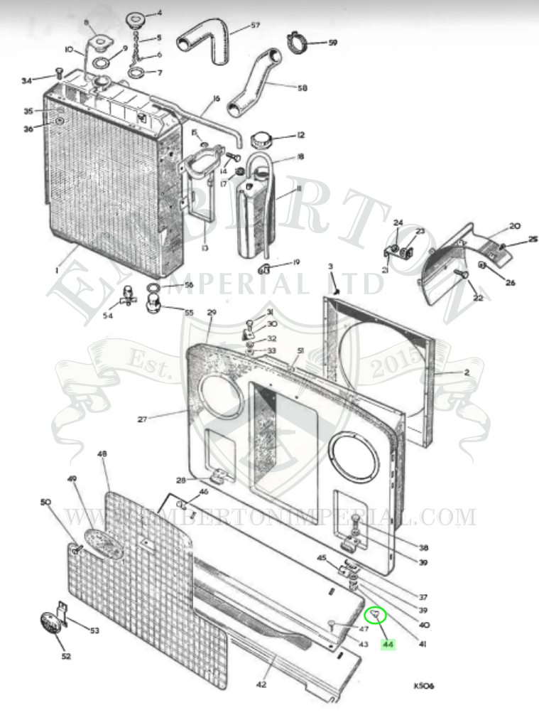 Land Rover Apron Panel Buffers 310877