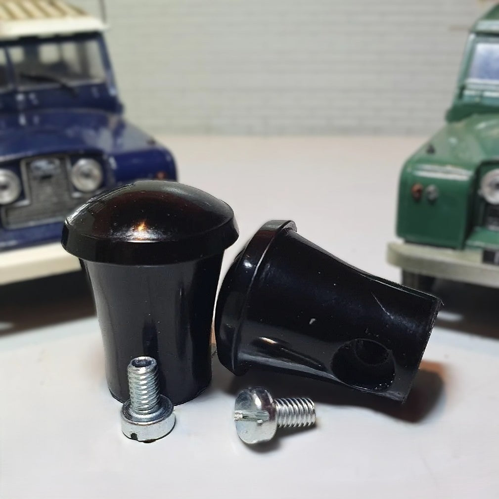 Land Rover Series 2a 332327 Bulkhead Vent Ventilator Dash Panel Knobs Handles x2