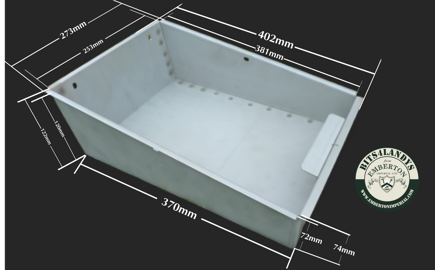 Land Rover Centre Tool Tray 336512 Series 2a 3 4 cylinder 88" SWB 109" LWB
