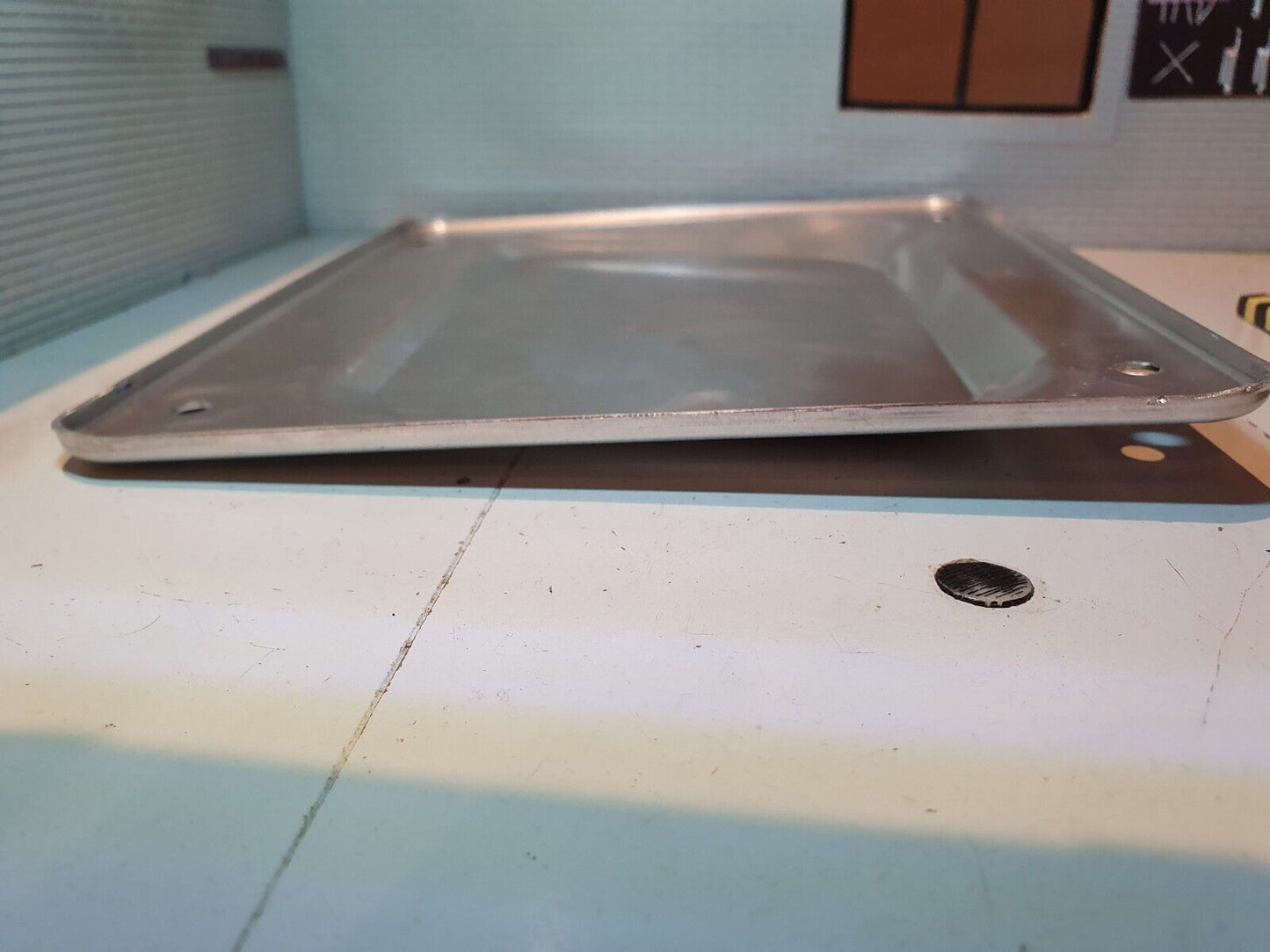 Land Rover Serie 1 2 2a Gepresste Zusatz-Scheibenwischerabdeckung nur vorne