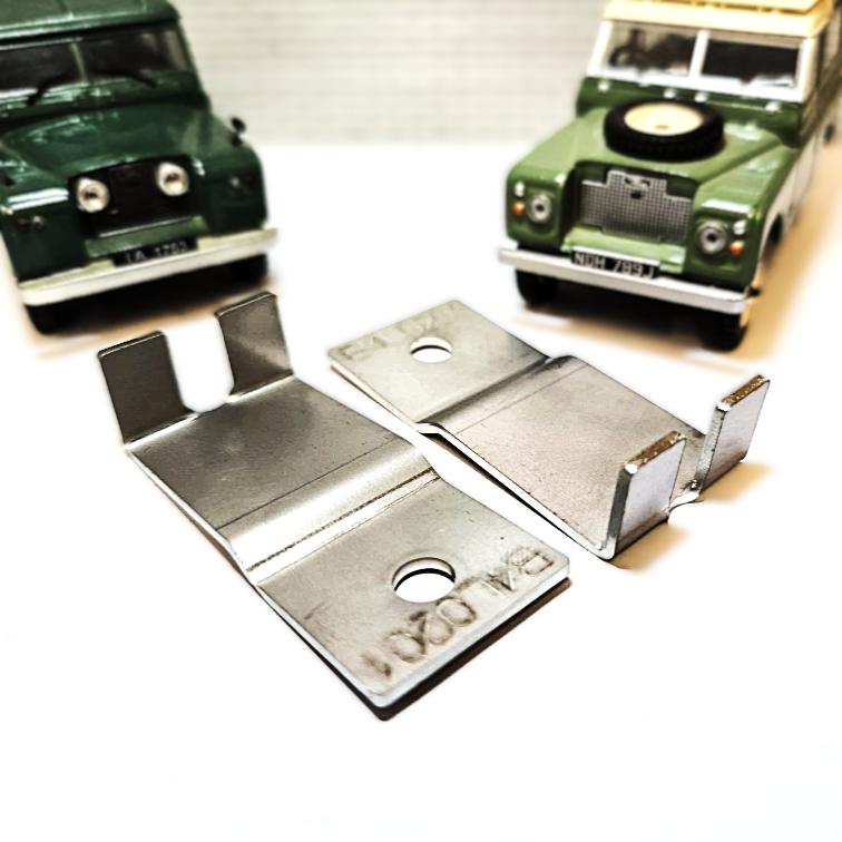 Land Rover Series 2a Rectangular Smiths Heater Mounting Brackets 346224