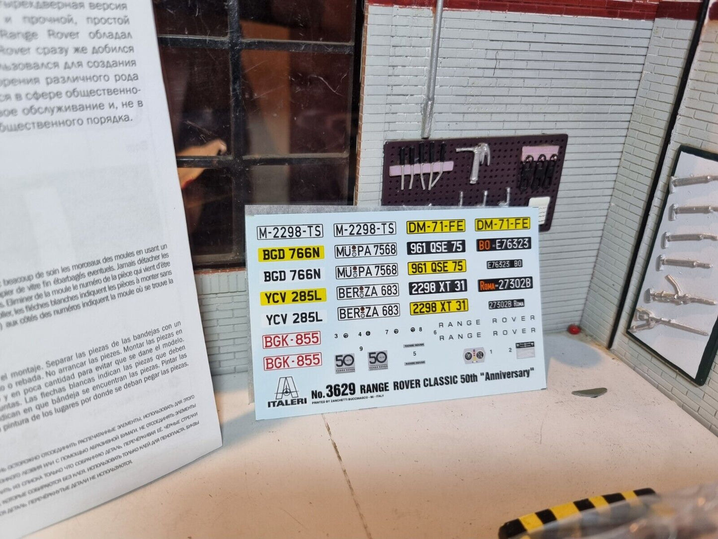 Range Rover Classic 50 LHD/RHD 3629 Italeri Model KIT 1:24