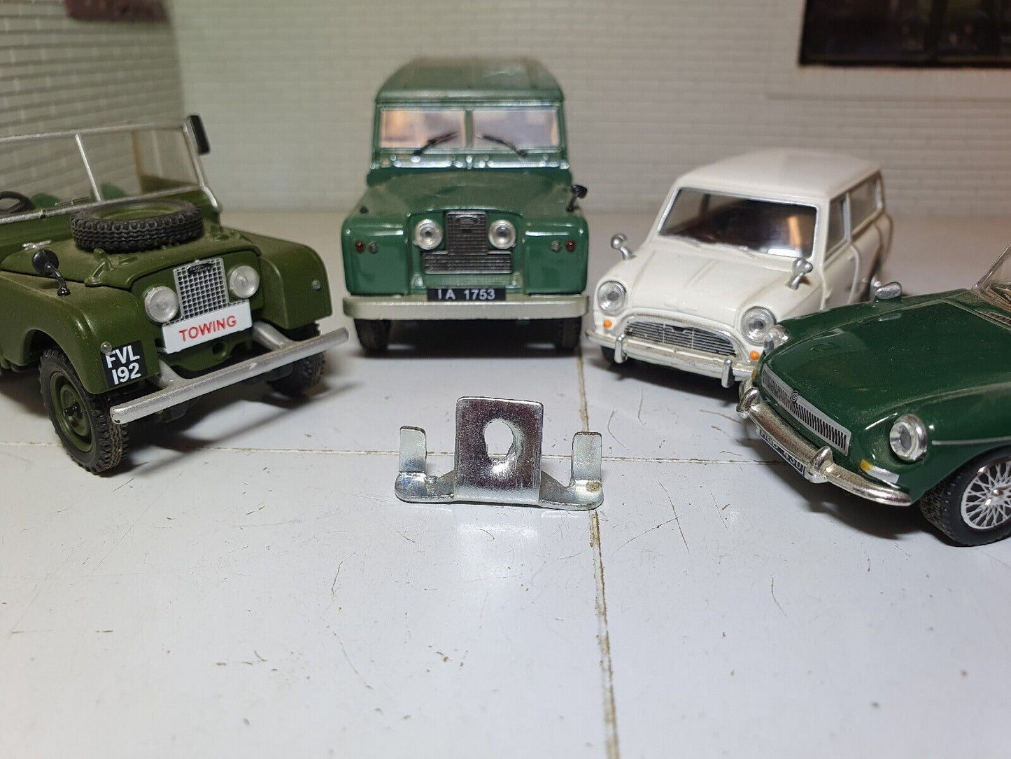 Lucas Type Headlight Headlamp Bezel Screw Clip