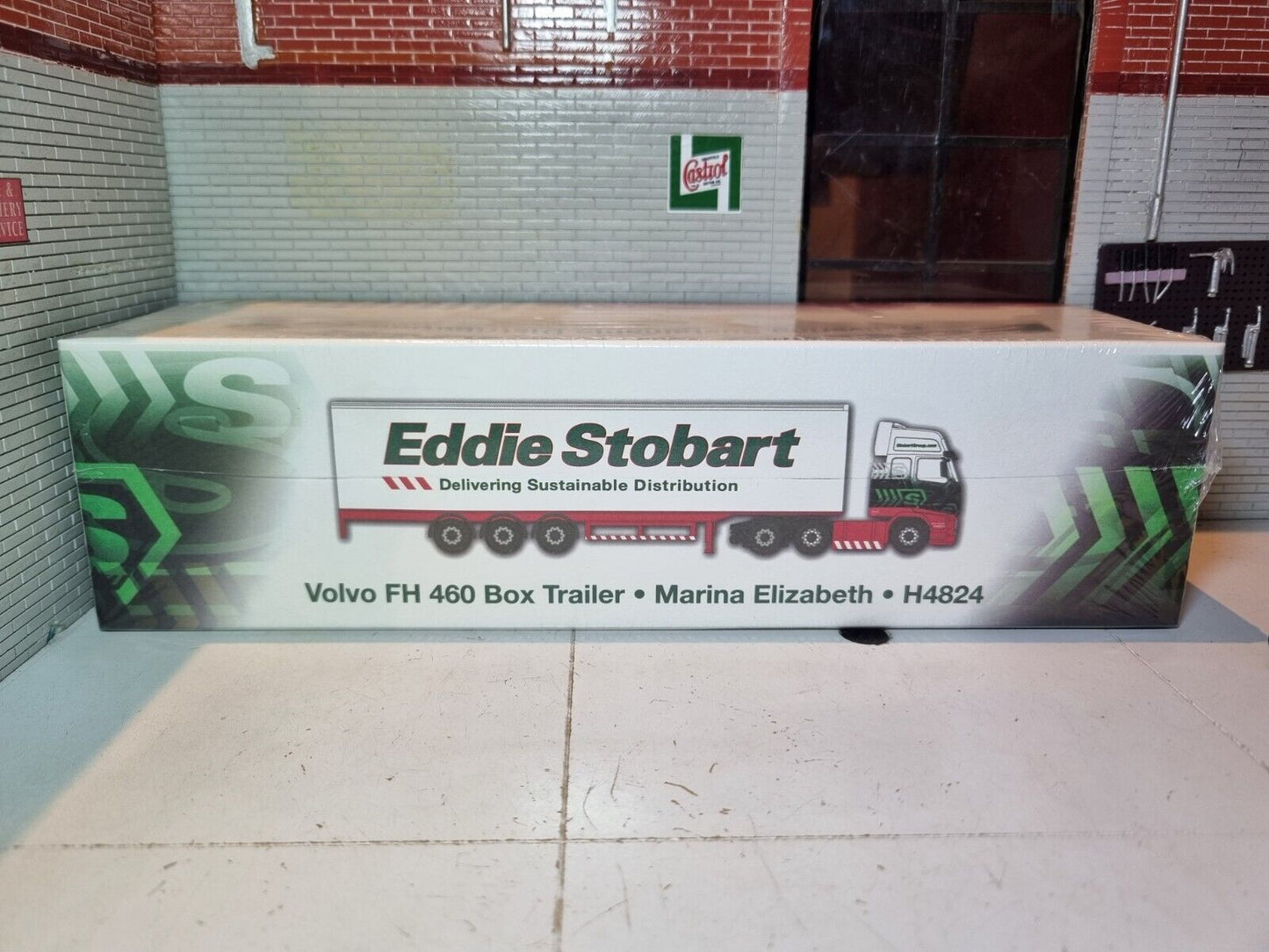 Eddie Stobart Volvo FH 460 Box Trailer Marina Elizabeth H4824 1:76