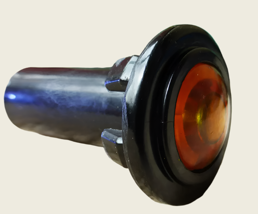 Land Rover Series 1 2 2a Dash 519744 Amber Mixture Choke/Heater Warning Light