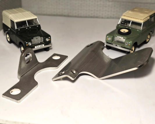 Land Rover Series 2a & 3 Non-Servo Brake Light Switch Bracket & Plate 569058 + 569201