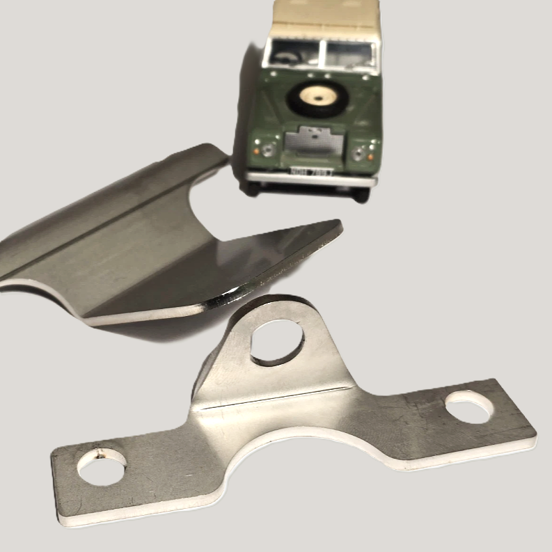 Land Rover Series 2a & 3 Non-Servo Brake Light Switch Bracket & Plate 569058 + 569201
