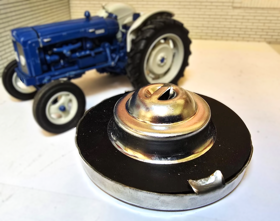 Vented Stainless Tractor Fuel Filler Cap 70mm