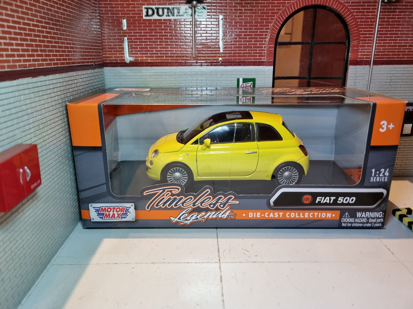 Fiat 500 2007 Supermini 73373 Motormax 1:24