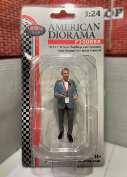 "On Air" Presenter AD-24402 American Diorama 1:24