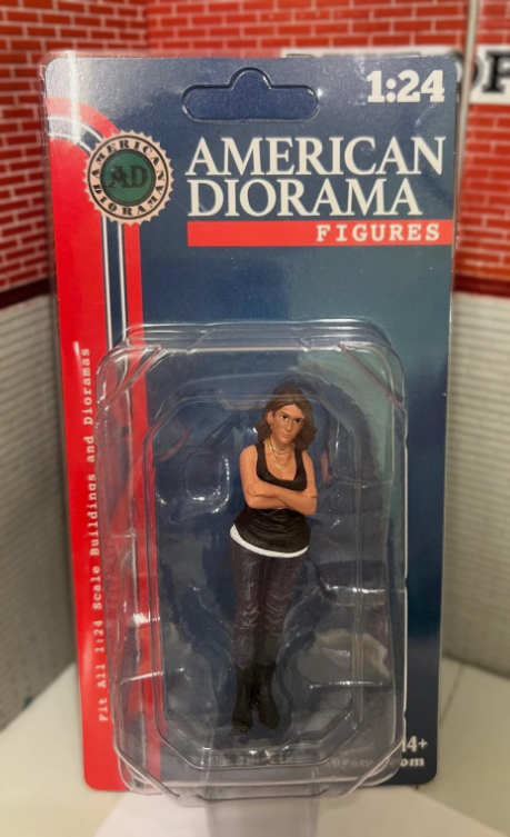 "Car Meet 3 - Figure 2" AD-76427 American Diorama 1:24