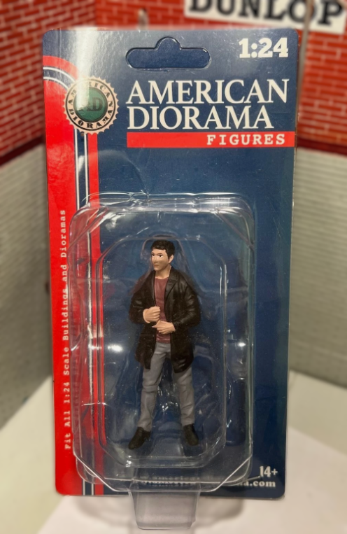 "Car Meet 3 - Figure 3" AD-76428 American Diorama 1:24