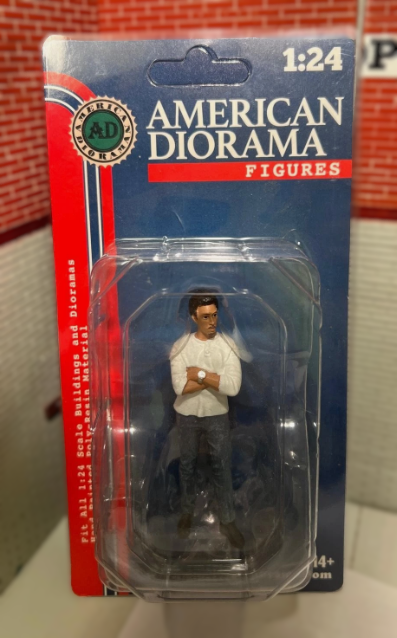 "Car Meet 3 - Figure 8" AD-76433 American Diorama 1:24