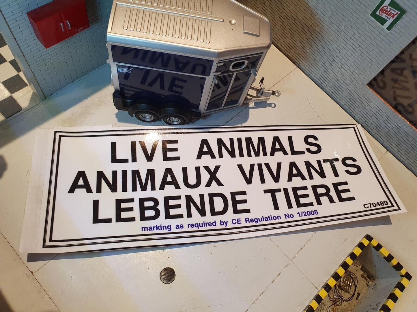 Autocollant animaux vivants Ifor Williams C70489