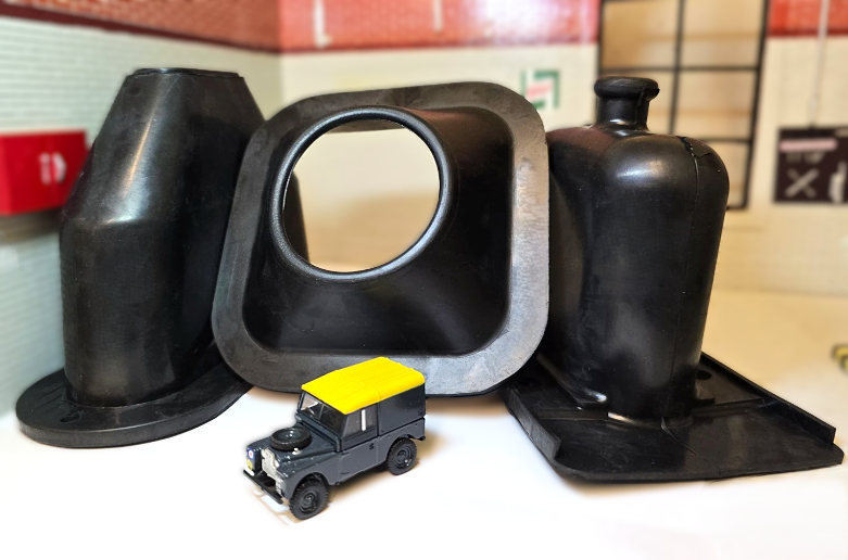 Land Rover Series 2a & 3 Handbrake, Gear, Transfer Lever Rubber Boot Gaiter Set