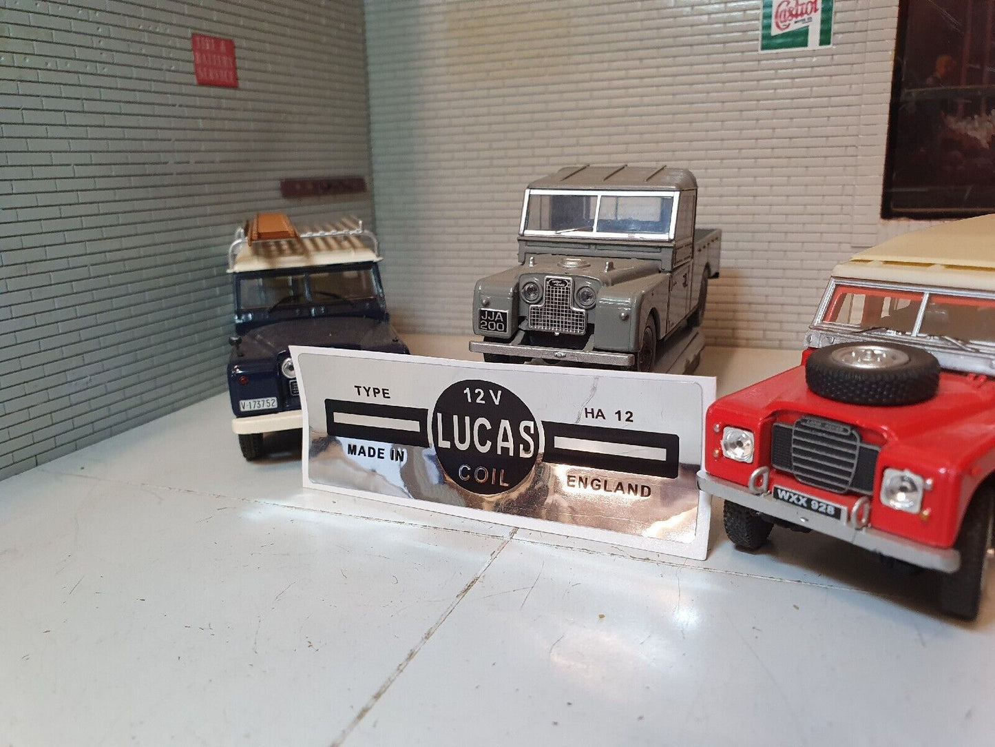 Land Rover Series 1 2 2a 88 109 Lucas HA12 Coil Decal