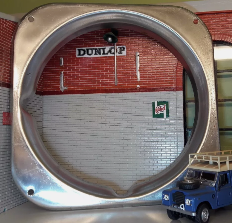 Land Rover Series 2a 3 Aluminium Headlight Surround Trim Bezels 345631