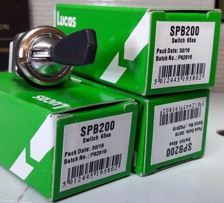 Pack of four Lucas On-Off Toggle Switch For Land Rover And Classic Cars, Part SPB200 / RTC430