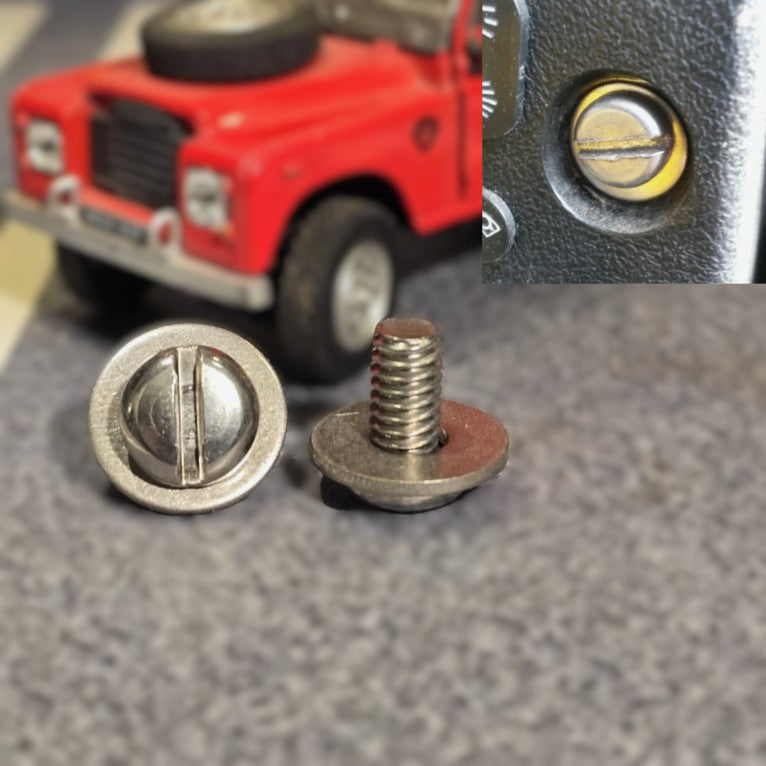 Land Rover Series 3 Dash Binnacle Shroud Stainless Repair Securing Washer Set