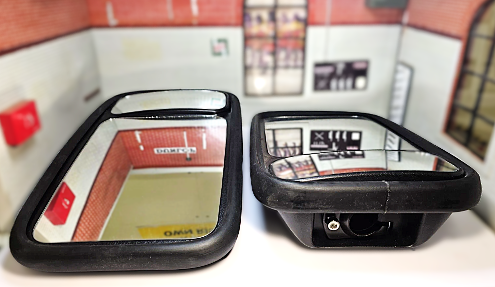 Land Rover Defender 1983-2016 Mirror Heads with Blind Spot Mirror (equivalent to MTC5084)