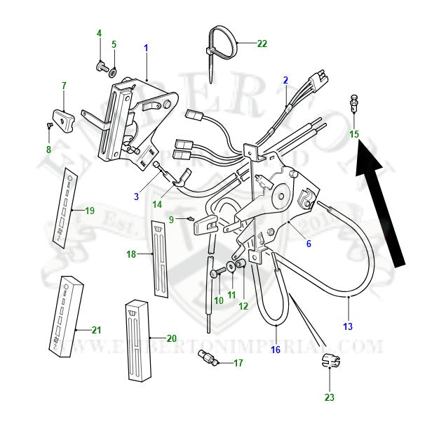 Land Rover Defender Heater Cable Trunion RTC5978