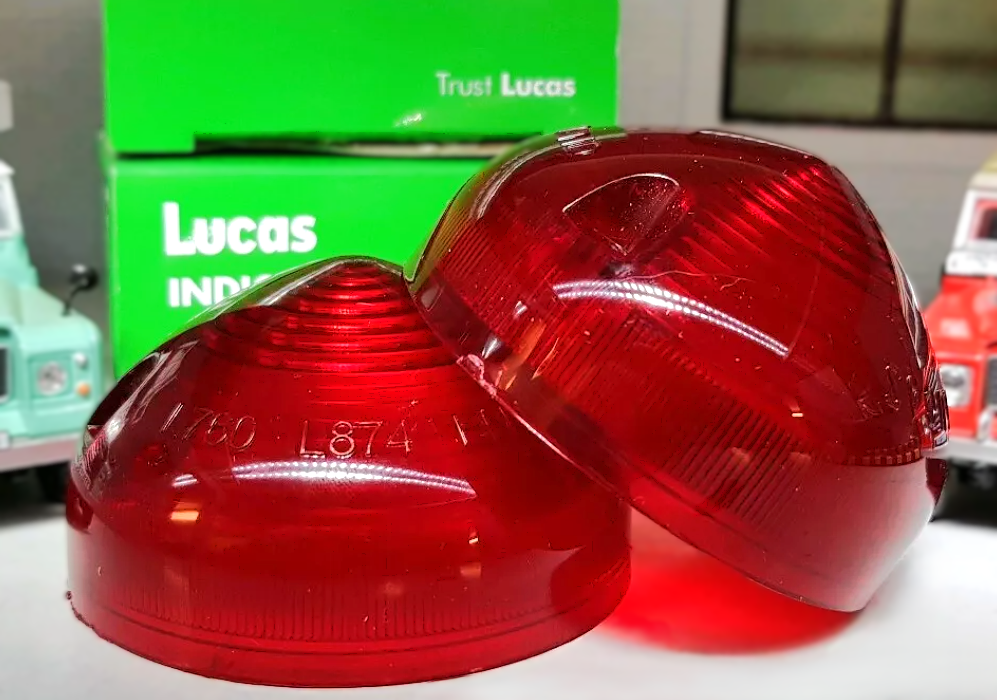 Genuine OEM Lucas L760 L874 Light Lenses, Amber, Red, Clear