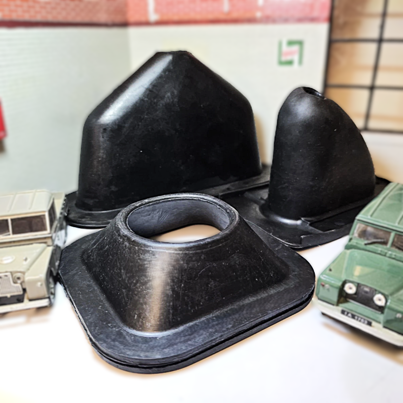 Land Rover Series 1, 2, 2a, 2b, 1953-1965 Transfer, Handbrake & Gear Lever Rubber Gaiter Set