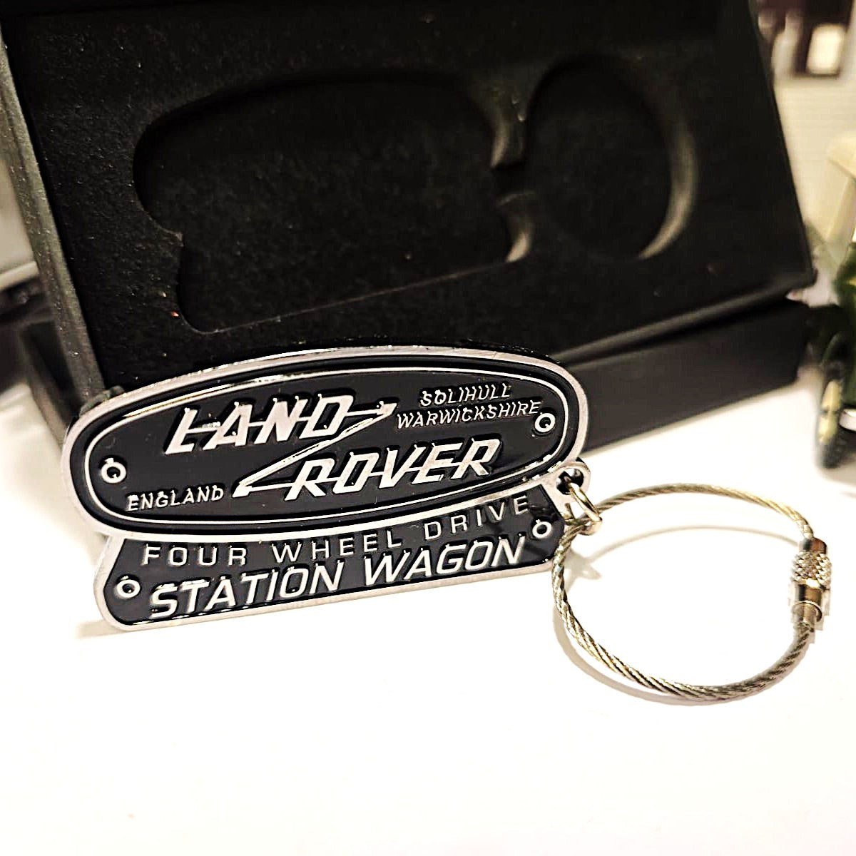 Land Rover Station Wagon Badge Key Ring