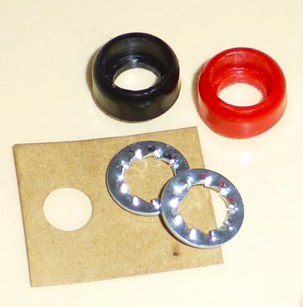 Land Rover Series 1 2 2a 3 Red Black Dash Inspection Lamp Sockets Repair RTC4784