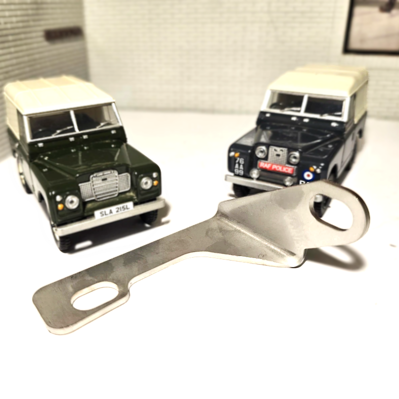 Land Rover Series 2, 2a & 3 Exhaust Manifold Stainless Heatshield Bracket 515506