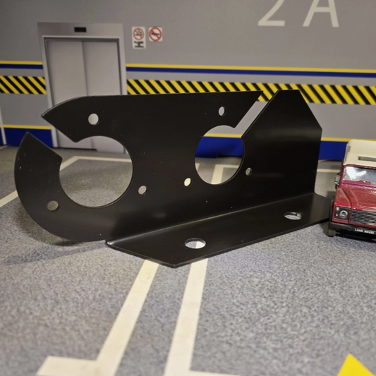 Land Rover Defender Dixon Bate Stainless Towing Twin Socket Mount Hitch Plate