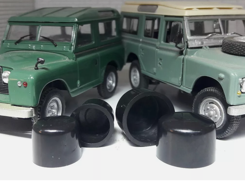 Land Rover Série 2 2a 3 Ensemble de capuchons d'écrou de serrage de pivot de cloison de pare-brise léger