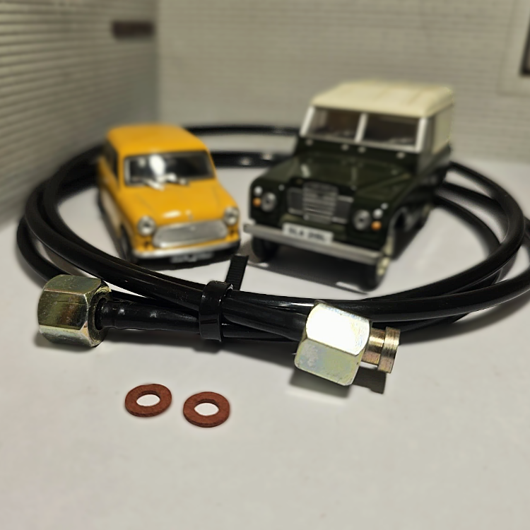 Austin Mini Morris Oil Pressure Gauge Connector Hose Pipe A Series Engine Smiths