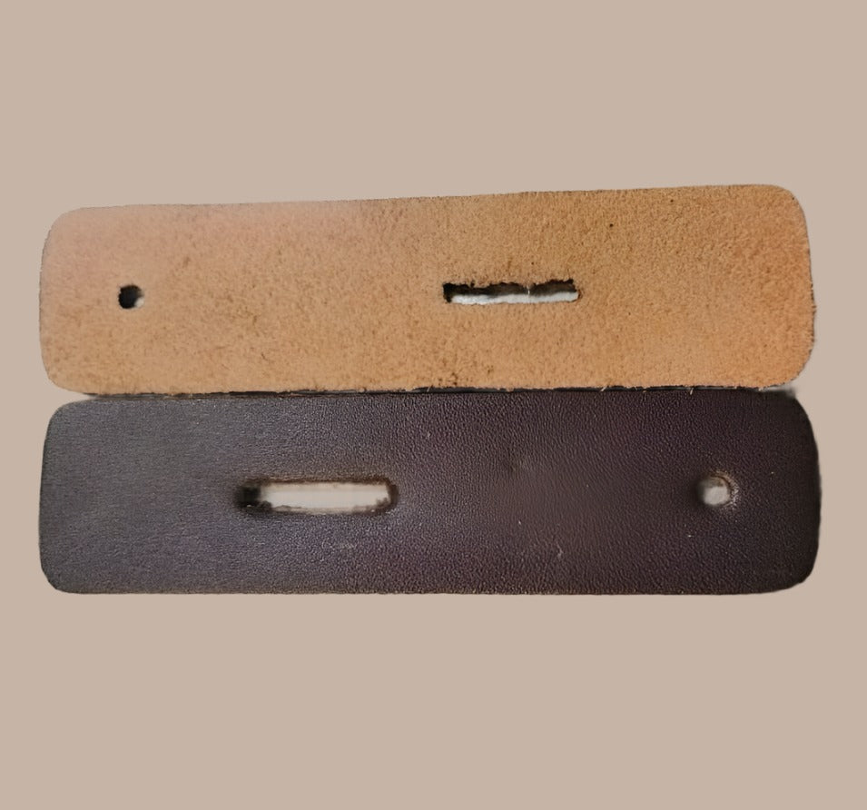 Land Rover Series 1 2 2a 3 Front Seat Base Leather Retaining Straps 100mm