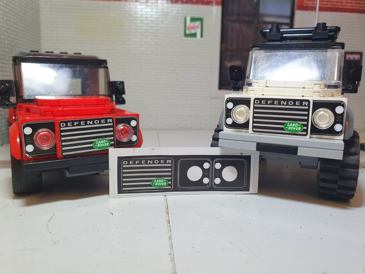 Sticker set for 40650 Land Rover Kit