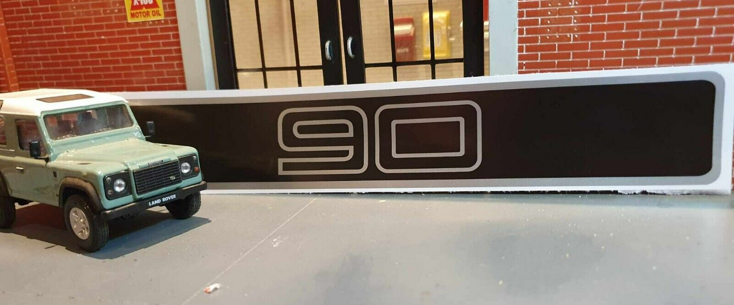 Land Rover Defender 90 19J MXC6396 Bonnet Decal 1988-90
