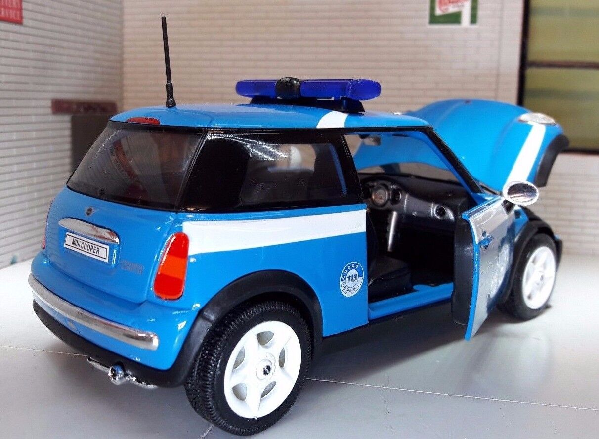 BMW 2007 Mini Cooper SD Poliza Voiture de police 22075 Welly 1:24