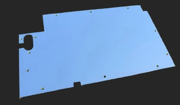 Bodenplatten für Land Rover, 3 mm dick, 330037 und 330038, Serie 2 2a 3 88 109