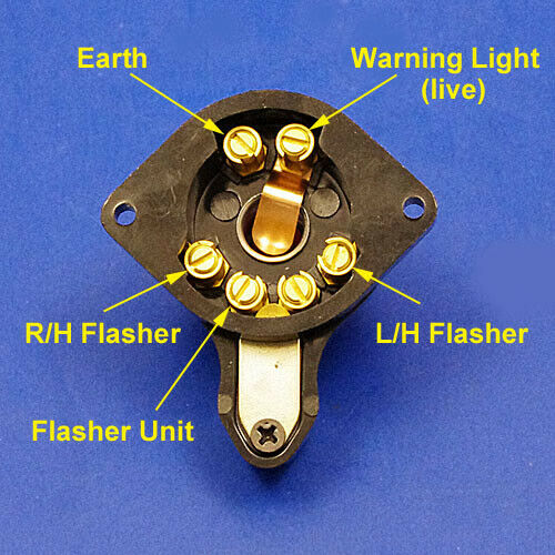 SPB120 Trafficator Switch Classic Car Repro SPB120 Black Indicator 1948-65