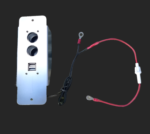 Auxiliary Dash USB Power Outlet Panel Land Rover Series 1, 2, 2a (Options Available)