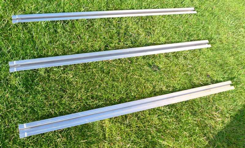 Land Rover Serie 1 86 88 Reparatur der oberen Hutabschnitte an der hinteren Karosseriewanne, 1953–58