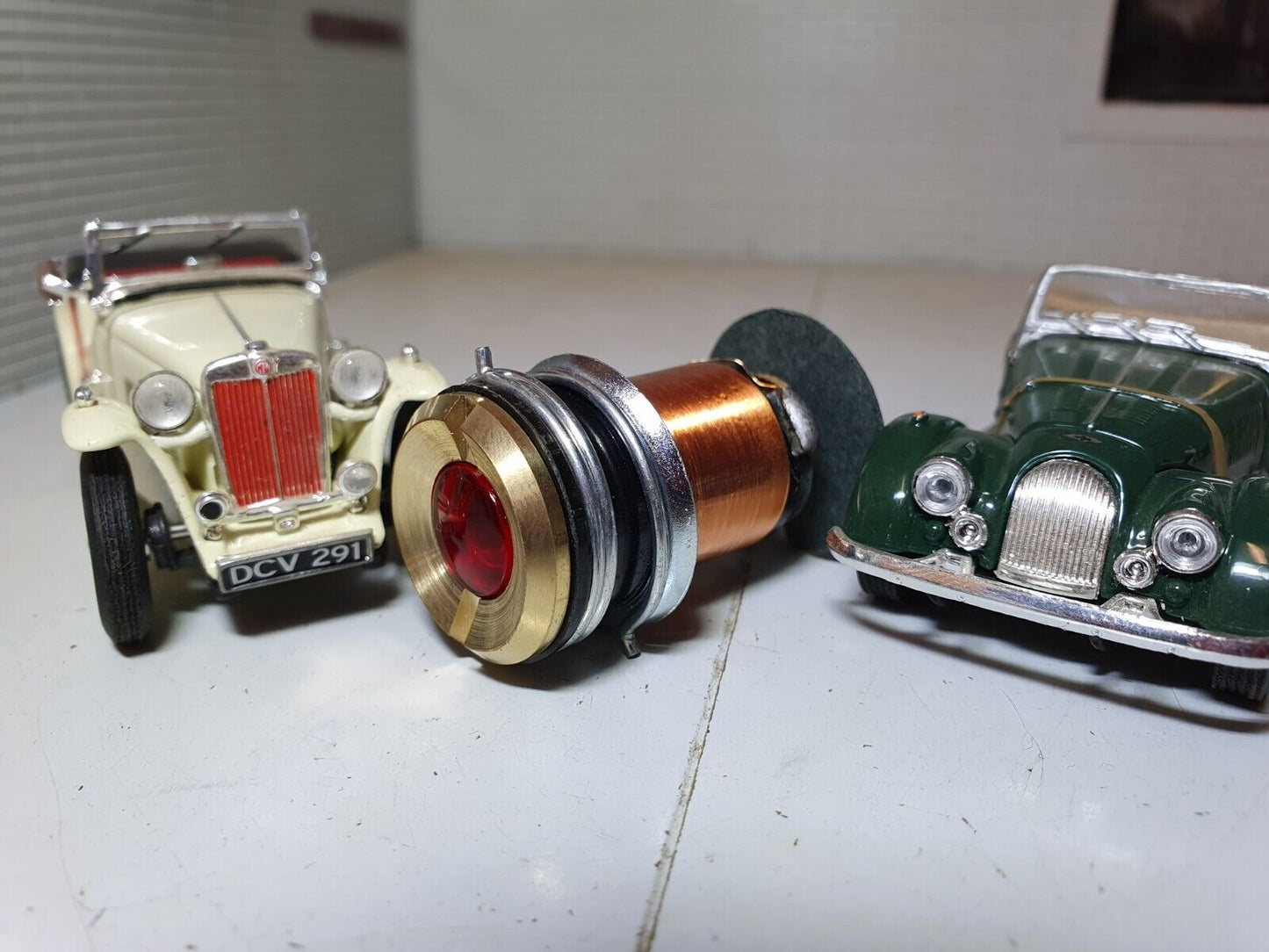 Lucas Reproduction Red Ignition Warning Light 238018 (Choice of Bezel & Voltage)