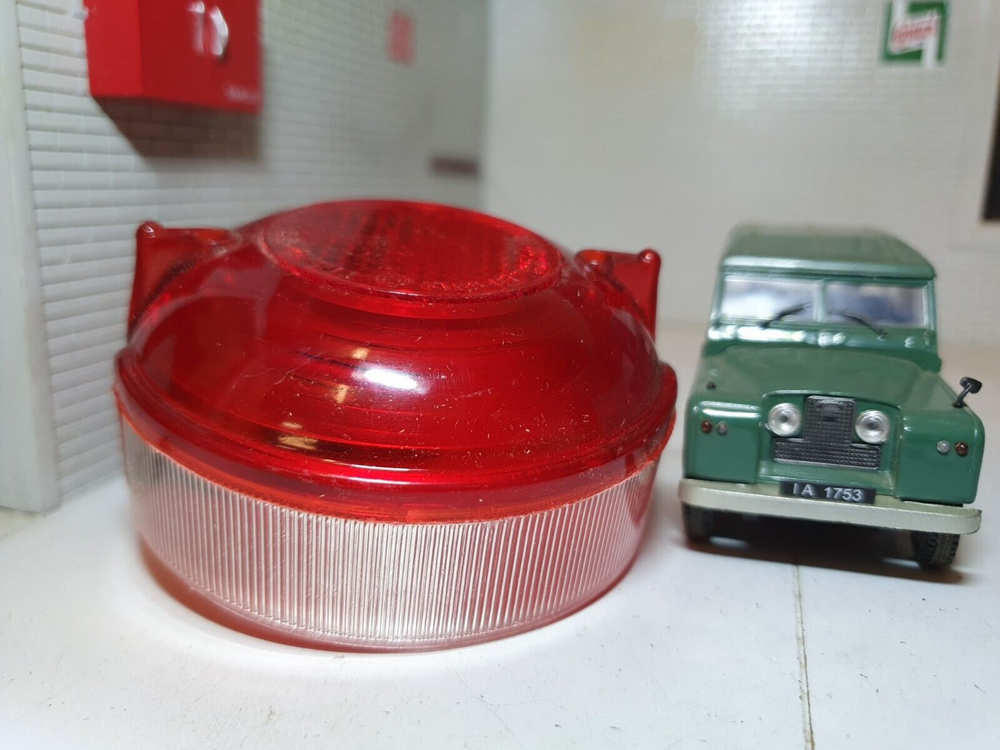 Land Rover Series 2,2a L761 (L581) Brake Tail Light Lens New old stock OEM LEP 589448