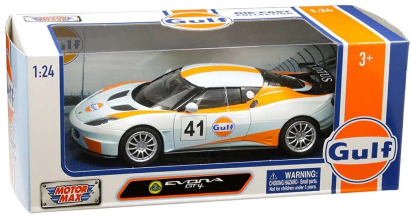 Lotus 2017 Evora Gulf Racing GT4 79660 Motormax 1:24