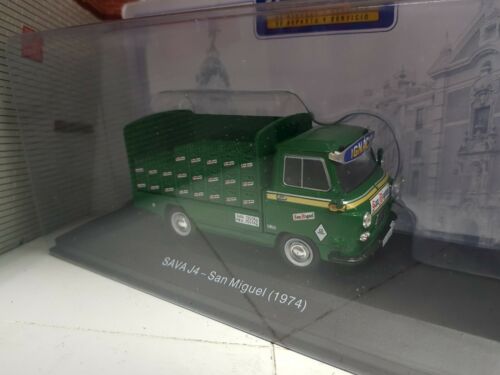 Packaged view of a green Sava model.