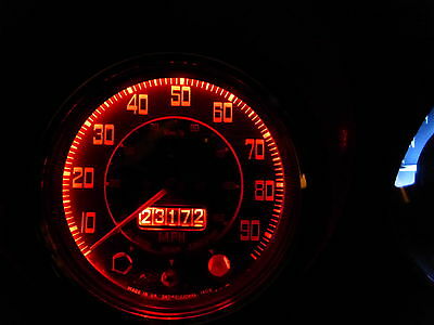 Red LED Instrument panel light upgrade for Land Rover Series, replaces part 232590.