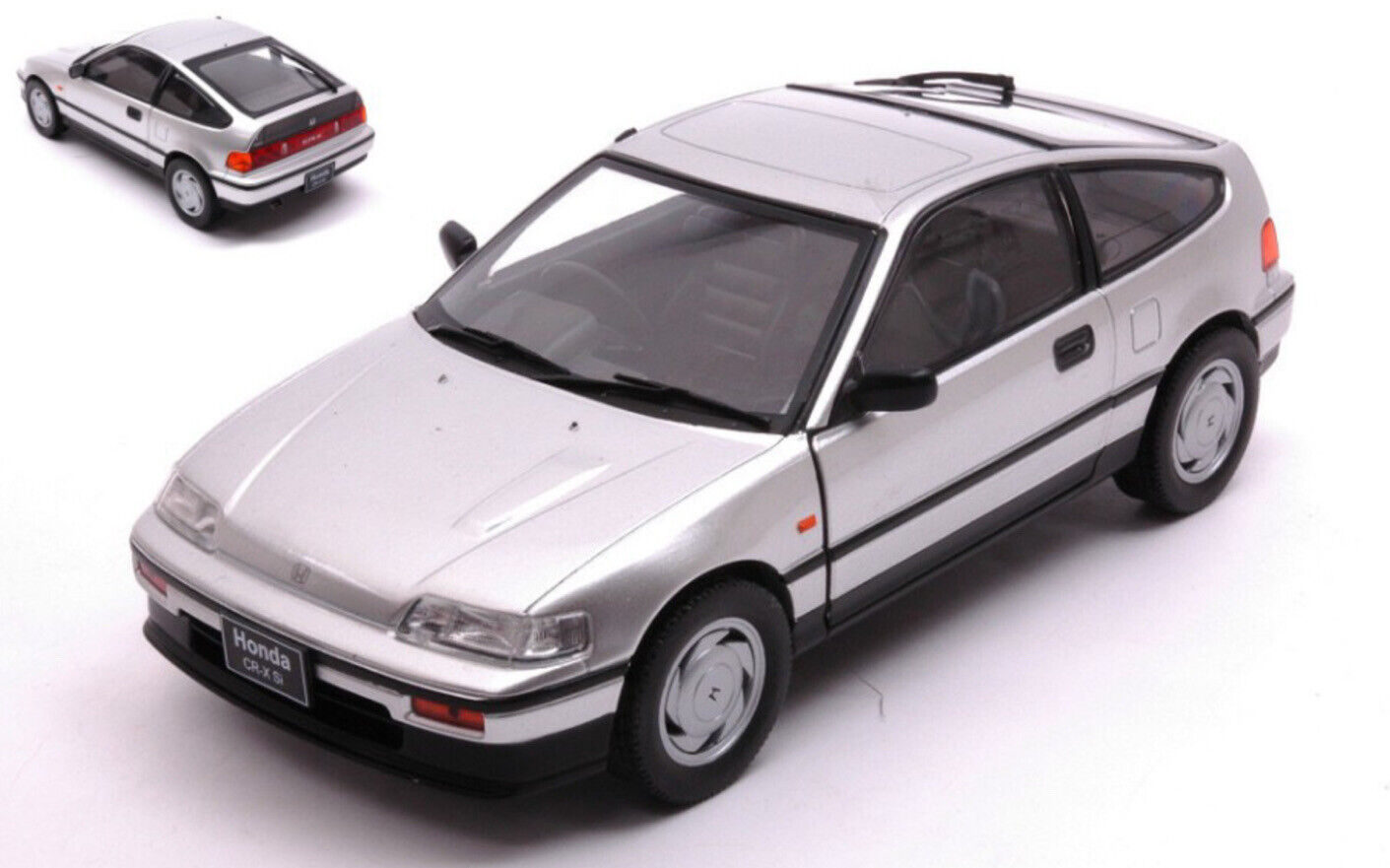 Honda 1988 Civic CR-X WB124131 Boîte blanche 1:24